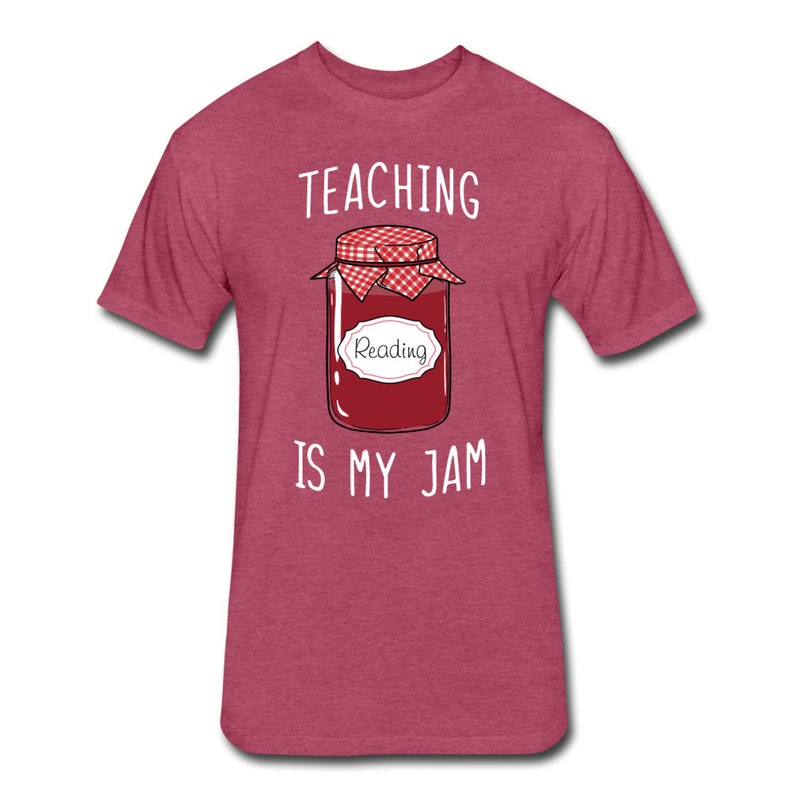 Reading Teacher Shirt - Reading Teacher Gift - Reading Specialist Shirt Heather Burgundy