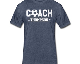 Personalized Soccer Coach Shirt With Coach's Name - Personalized