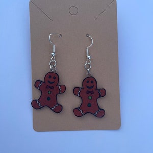 Ginger Bread Cookie Earrings