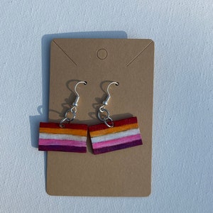 Lesbian Pride Earrings