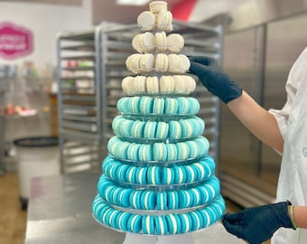 Authentic Blue Macarons | Handcrafted by French chefs | Ship frehs to your door