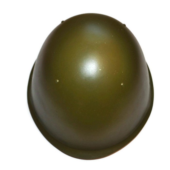 Original USSR Soviet Russian Soldier Combat Steel Helmet Ssh68