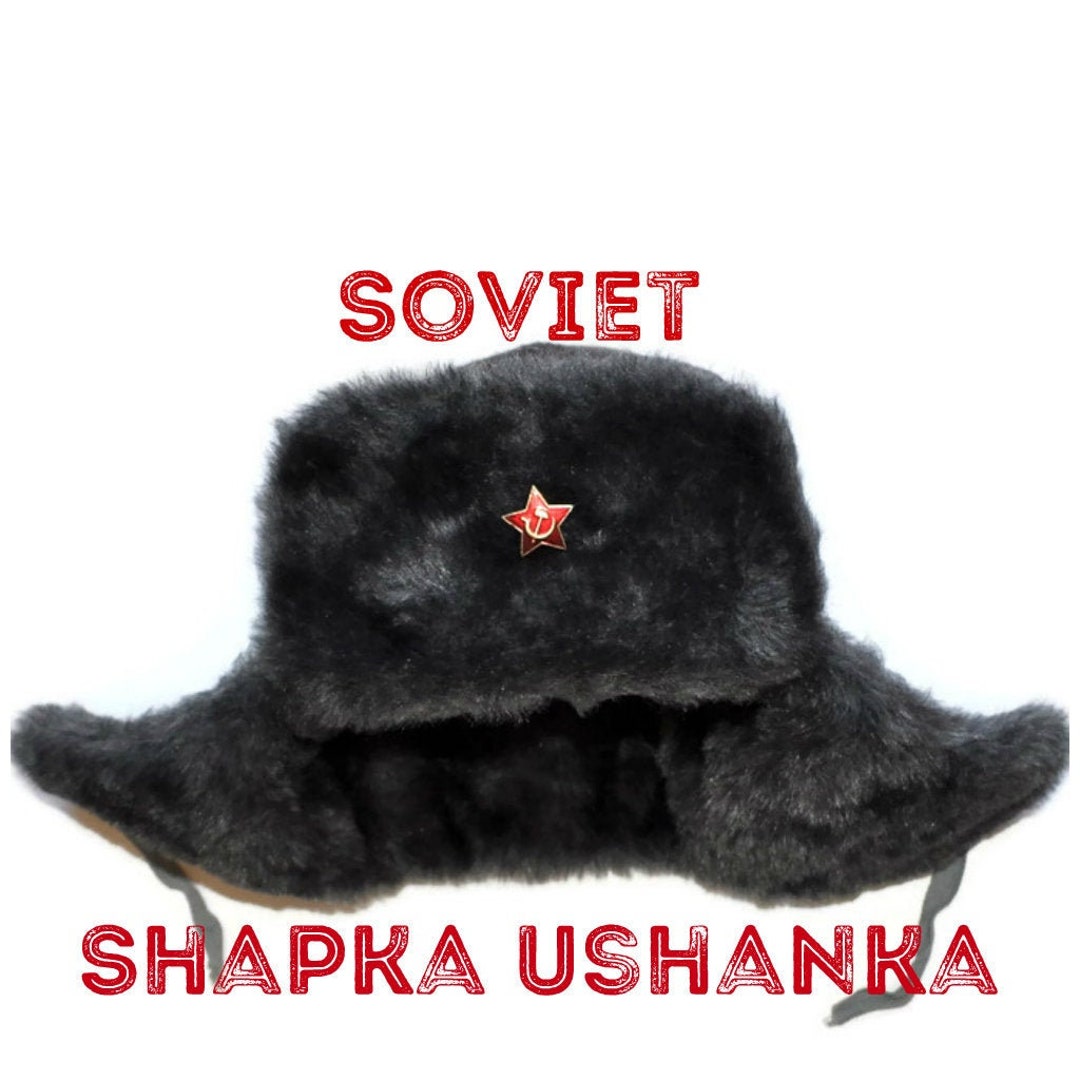 帽子 opium COCAINE USHANKA HAT USHANKA Fur Fuzzy Mohair Y2K Avant Garde Hat Vintage OS Opium