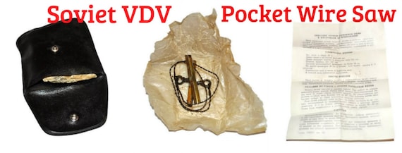 field military USSR pocket gigli wire saw survival soviet russian special forces field military USSR pocket gigli wire saw survival soviet russian special forces