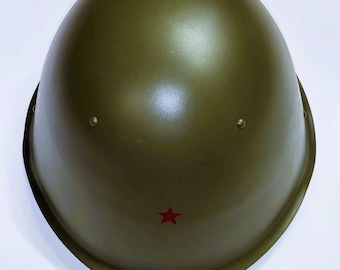 オリジナル ソ連 ソビエト ロシア軍兵士 戦闘用 スチールヘルメット