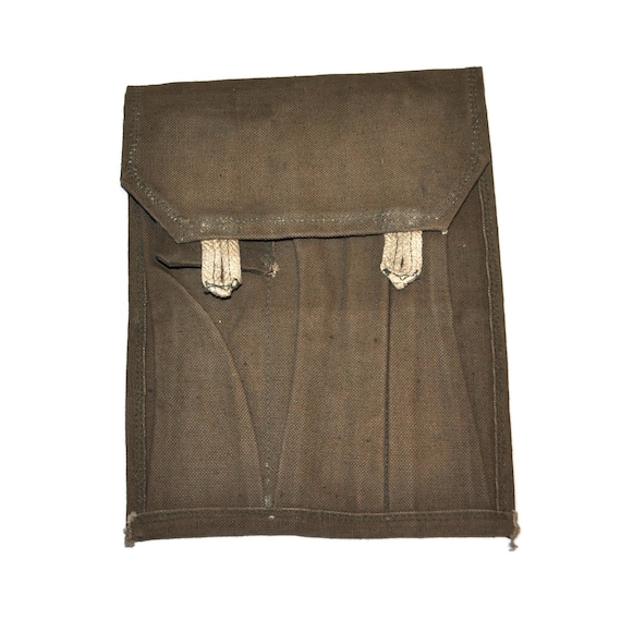 ソビエトロシア軍兵士本物 PPSh ボックス マガジン 3 セル ポケット