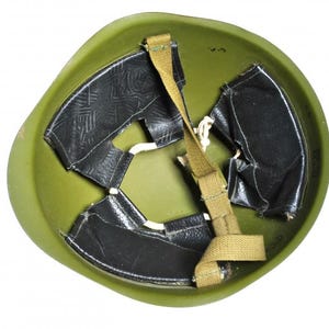 Casco de acero de combate soldado de la URSS SSh-40 Excedente militar Kaska Shlem Protección de la cabeza Sombrero duro Tamaño no emitido 1/2/3 СШ-40 Стальной Шлем