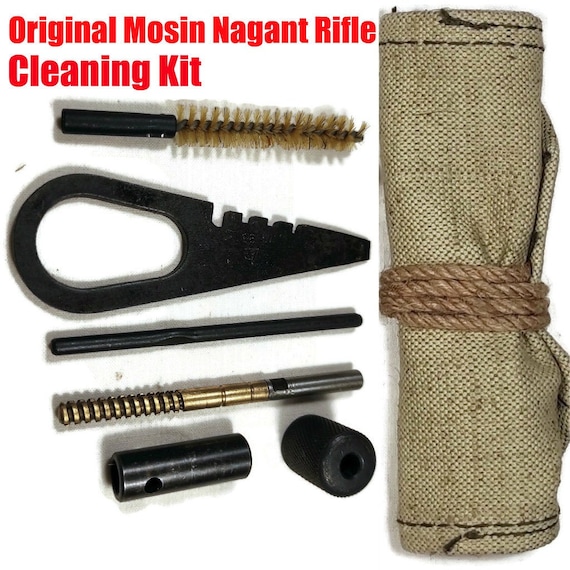 USSR Soviet Army Mosin Nagant Rifle Cleaning Kit Canvas Bag 6