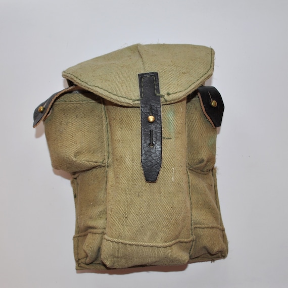 ソ連 ソビエト ロシア製 AK-47 AK-74 マガジン 弾薬ポーチ キャンバス