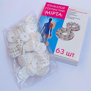Kuznetsov Applicator Acupressure Reflexotherapy Massager Reflex Zone Acupuncture Biologically Active Point Body Relaxation Pain Relief 63pcs