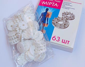 Kuznetsov Applicator Acupressure Reflexotherapy Massager Reflex Zone Acupuncture Biologically Active Point Body Relaxation Pain Relief 63pcs