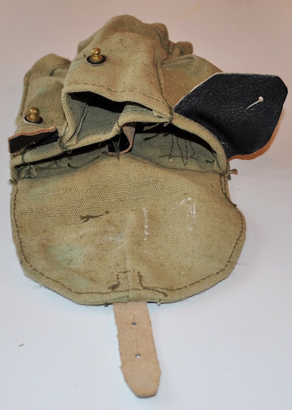 ソ連 ソビエト ロシア製 AK-47 AK-74 マガジン 弾薬ポーチ キャンバス