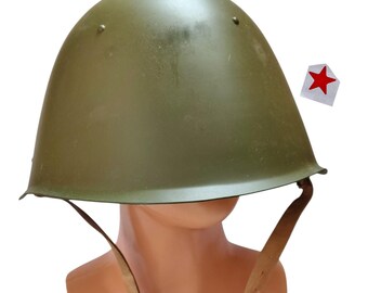 オリジナル ソ連 ソビエト ロシア軍兵士 戦闘用 スチールヘルメット