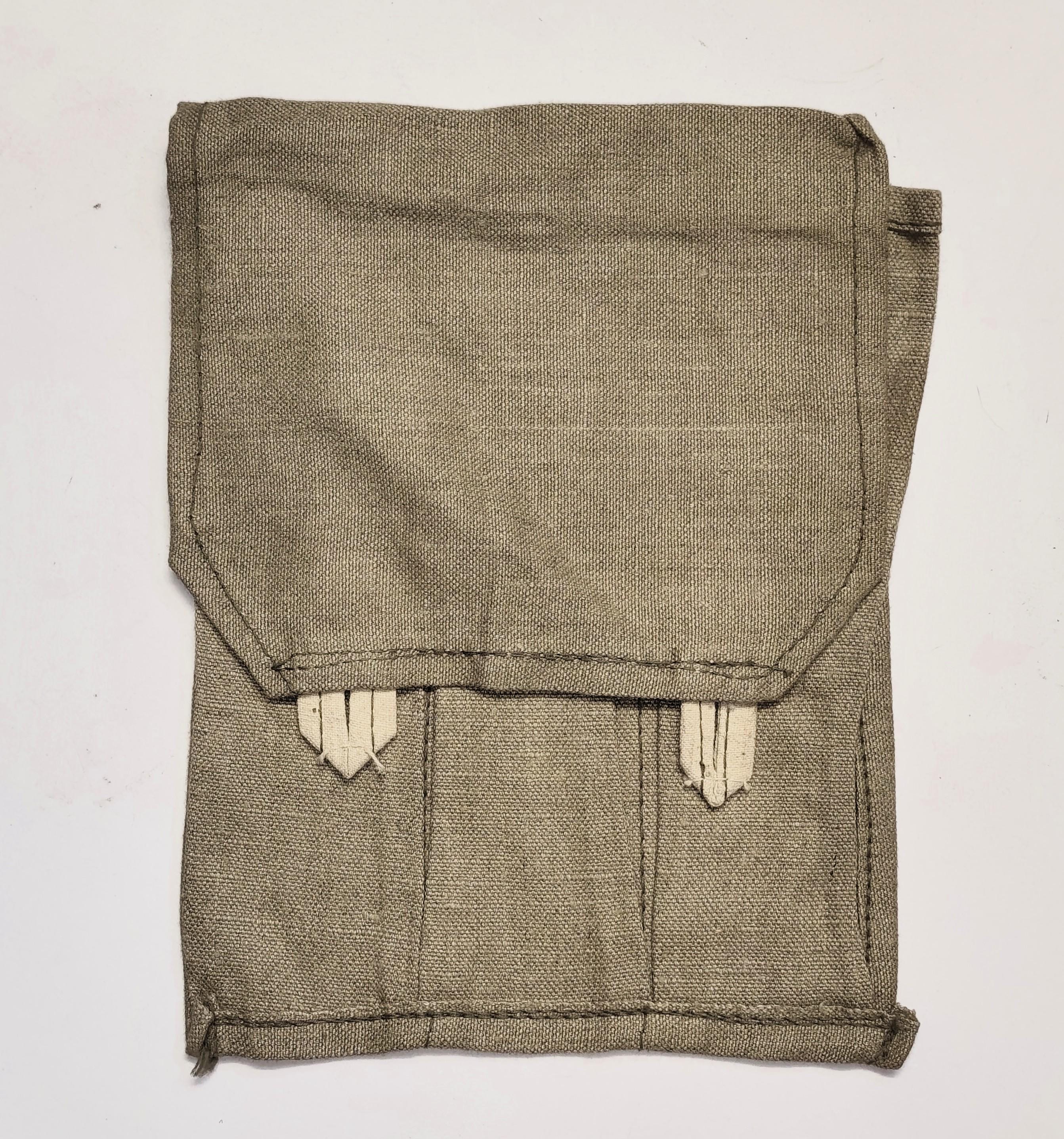 USSR Russian Army Ppsh41/pps43 Box Mag 3 Cell Pouch W/ Pocket ...