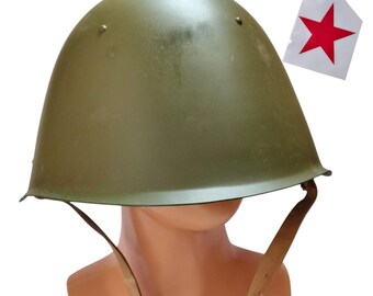 オリジナル ソ連 ソビエト ロシア軍兵士 戦闘用 スチールヘルメット