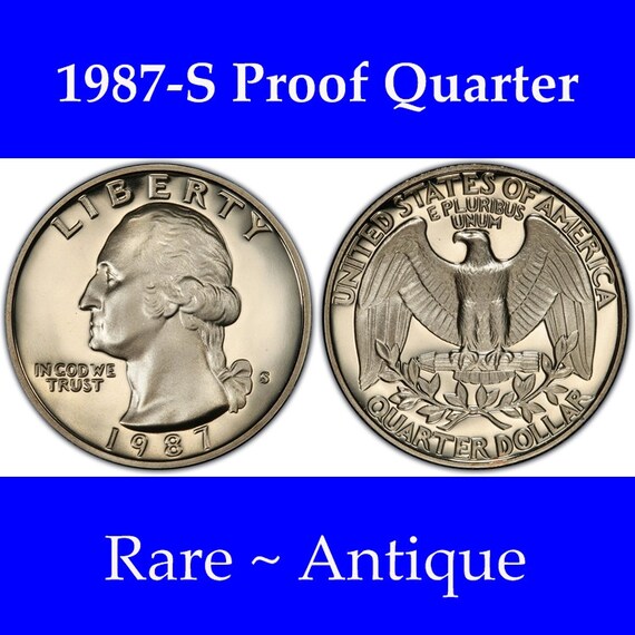 1987-S Proof Washington Quarter Coin PCGS PR69DCAM FREE SHIPPING