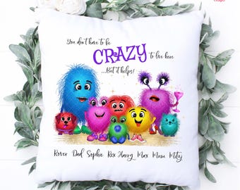 Monster Family Clipart Set | PNG | Watercolour | PNG Artwork | Sublimation PNGs | Clipart PNGs | Ready to Personalise