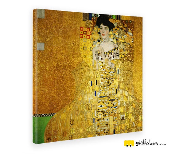 Bild AUF ACRYLGLASS PLEXIGLAS Gustav Klimt 50X50CM Bauer I Giallobus Portrait of Adele Bloch