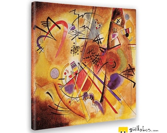 Abstract Paintings - KANDINSKY - Abstract Landscape - YELLOW BUS