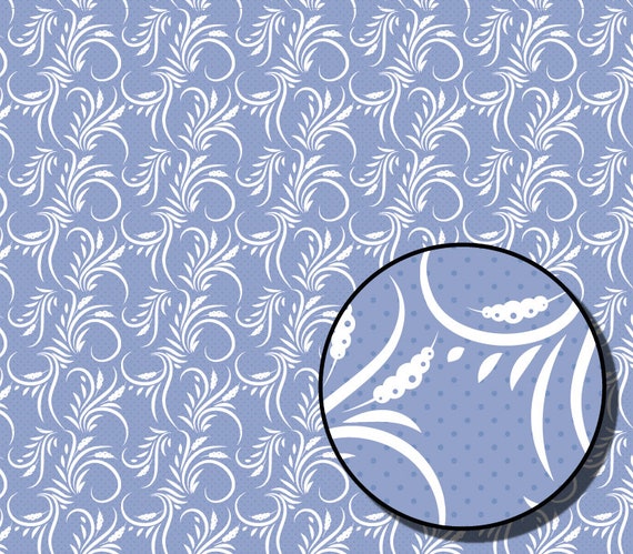 Carta Da Parati Autoadesiva Provenzale Barocco Blu Giallo Bus