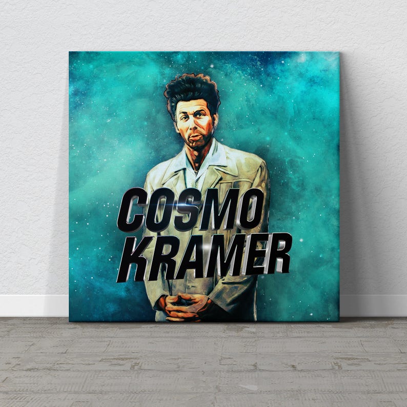 Seinfeld Kramer Kramer Painting Pop Art Larry David 90s Etsy