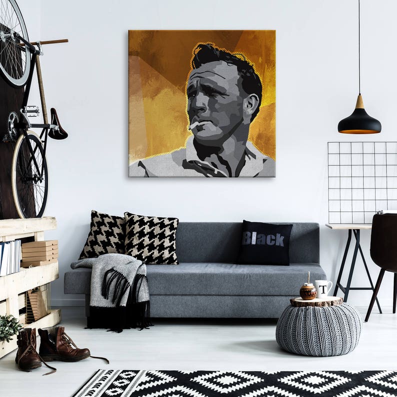 Arnold Palmer Golf Wall Art Golf Canvas Sports Themed Gift Etsy