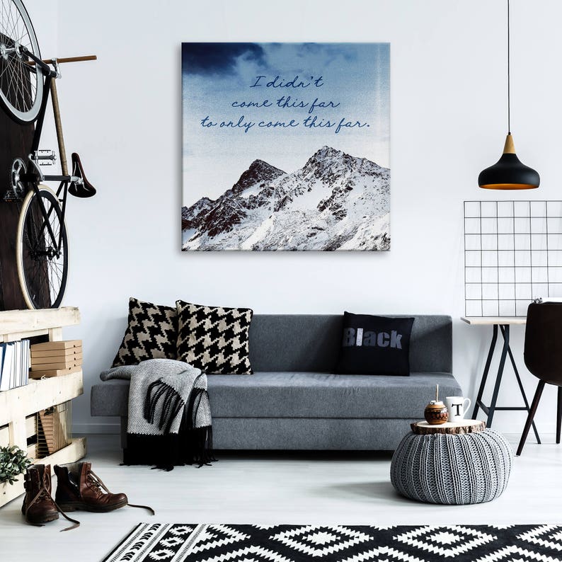 Motivational Canvas Inspirational Canvas Outdoors Wall Art Etsy