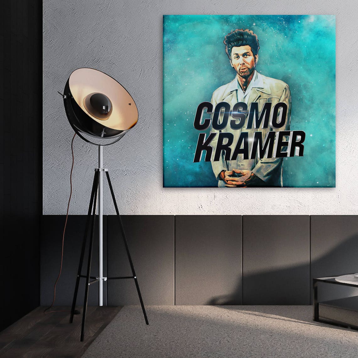 Seinfeld Kramer Kramer Painting Pop Art Larry David 90s Etsy