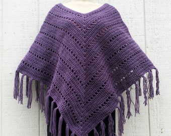 Patroon Meadow View poncho (haakwerk pdf)