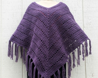 Meadow View Poncho Pattern (pdf crochet)