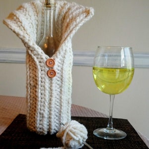 Wine Bottle Cozy Crochet Pattern image 1