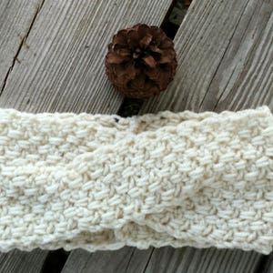 Crochet Pattern - Moroccan Basket weave Head wrap