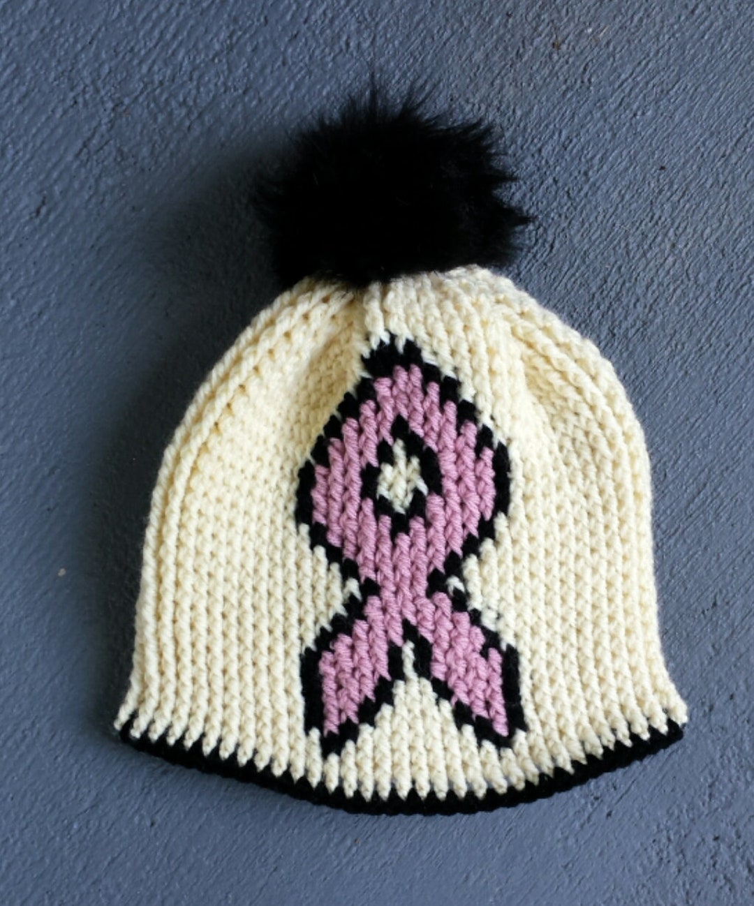 Pattern Cancer Ribbon Cap Cancer Awareness Ribbon Hat Crochet Pattern child Thru Adult - Etsy