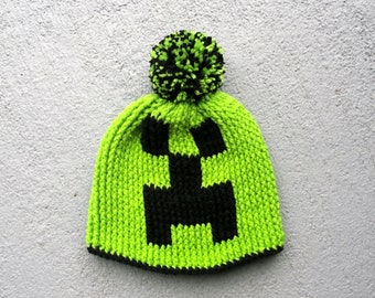 Video game Creeper hat Crochet pattern