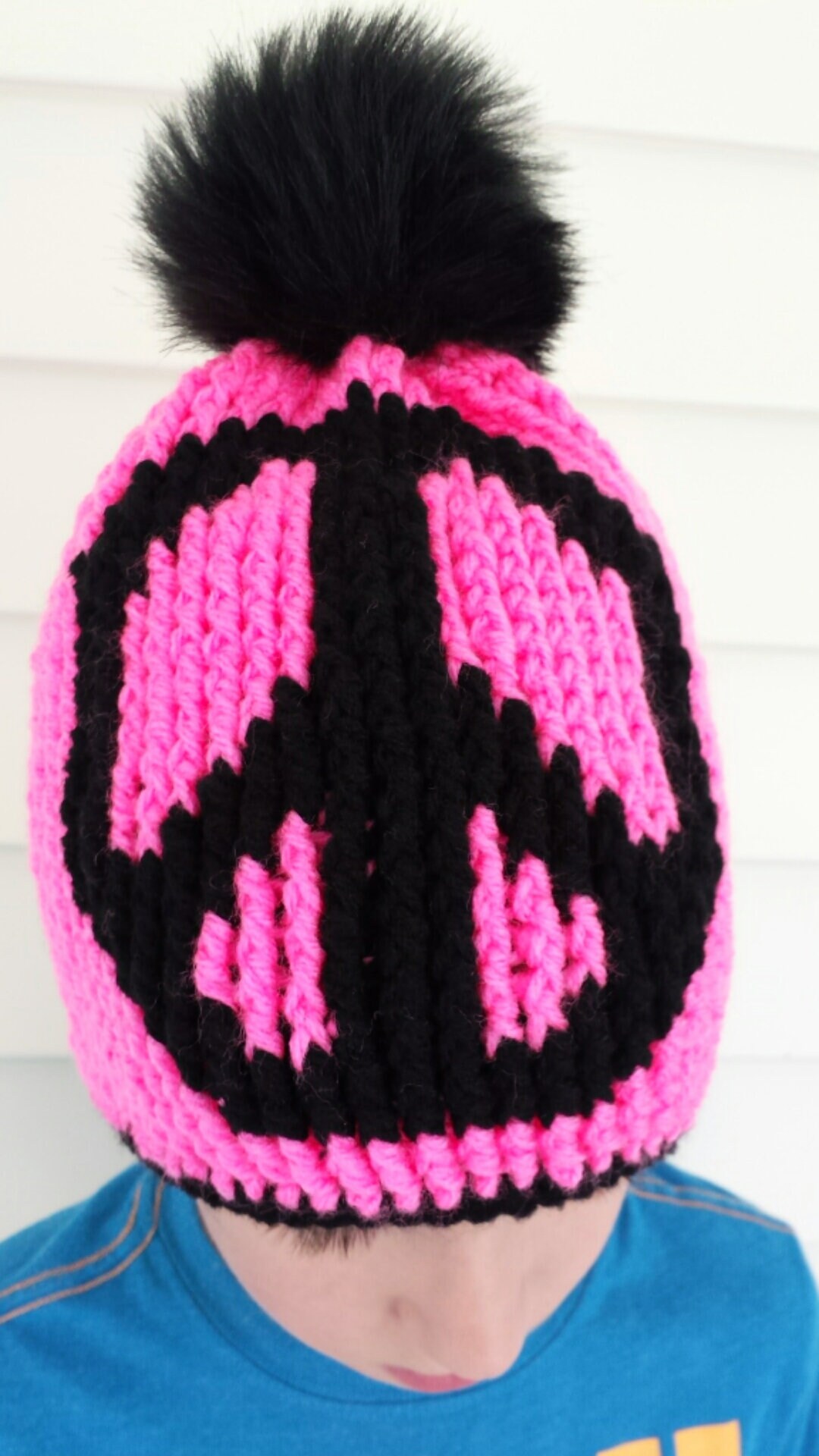 Peace Sign Crochet Hat Pattern - Etsy display picture 1