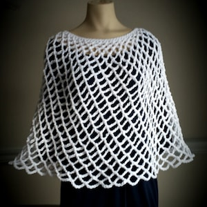 Hampton Cover up / Poncho (crochet pattern - pdf)