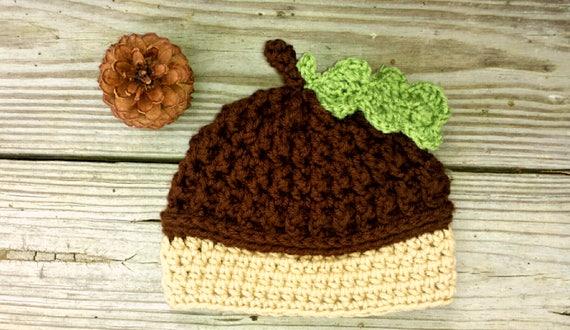 Acorn baby hat 2025