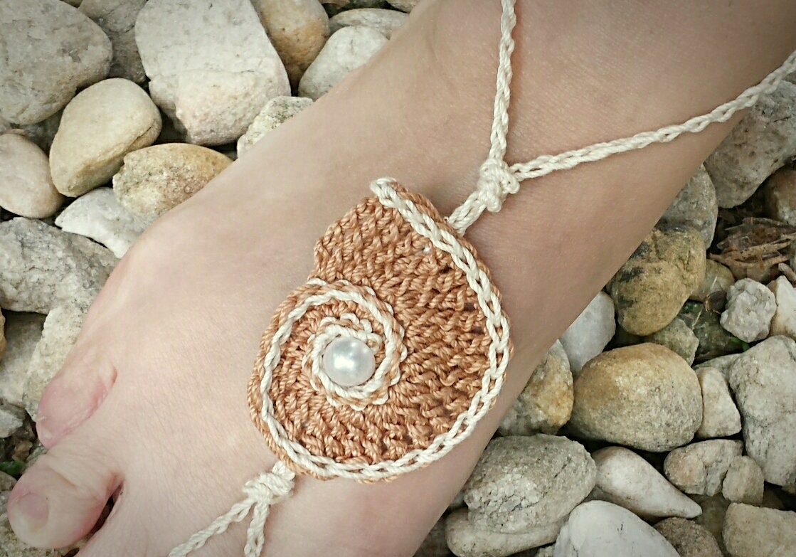 Nautilus Barefoot Sandal Crochet Pattern