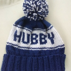 Knit pattern - Hubby hat for adults (men women) PDF pattern
