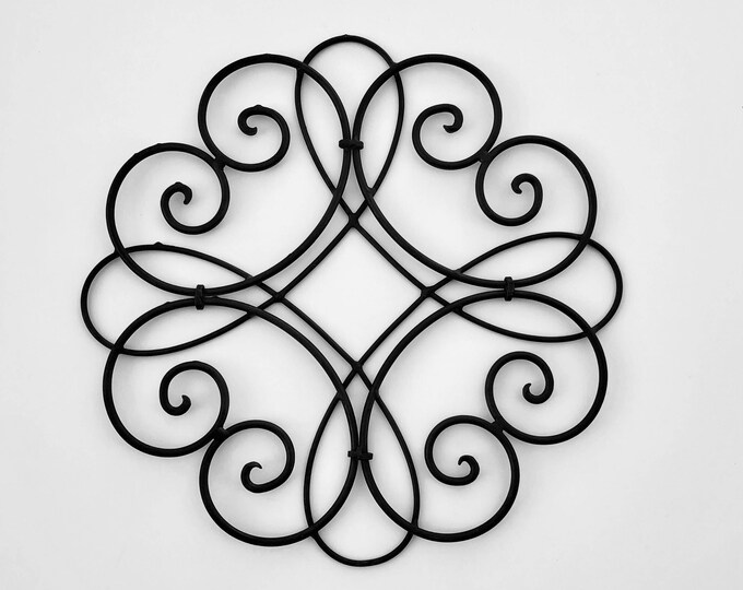 Scroll Wall Decor Metal Wall Decor Bedroom Decor Living Room Decor