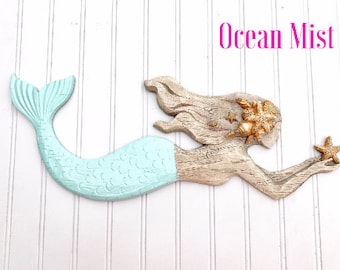 Mermaid Wall Decor - Beach Decor - Mermaid Bathroom - Nursery - Coastal - Beach House - Nautical - Mermaid Wall Art - Mermaids