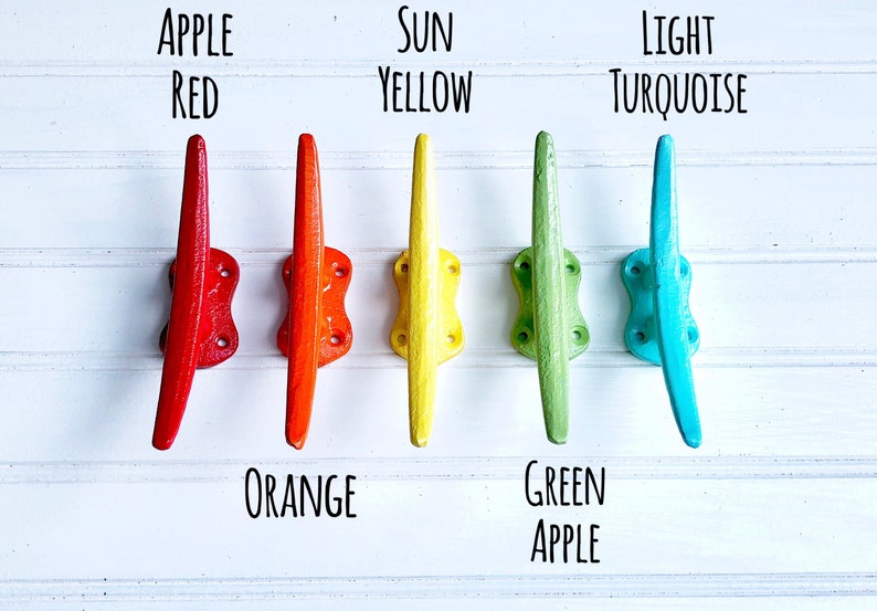 Boat Cleat - Beach Decor - Lake House Decor - Nautical Hook - Nursery Hook - Coastal Decor - Boat Tie Down - Drawer Pull - Curtain Tie Back image 1