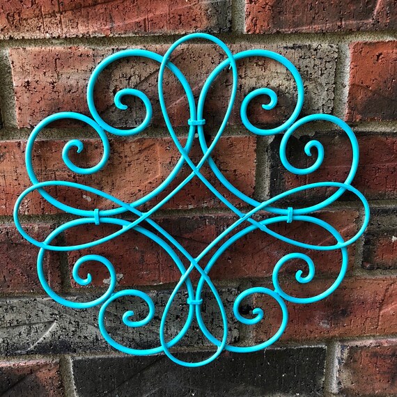 Small Metal Scroll Wall Decor Wall Design Ideas