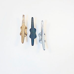 Boat Cleat - Beach Decor - Lake House Decor - Nautical Hook - Nursery Hook - Coastal Decor - Boat Tie Down - Drawer Pull - Curtain Tie Back image 4