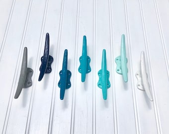 Boat Cleat - Beach Decor - Lake House Decor - Nautical Hook - Nursery Hook - Coastal Decor - Boat Tie Down - Drawer Pull - Curtain Tie Back