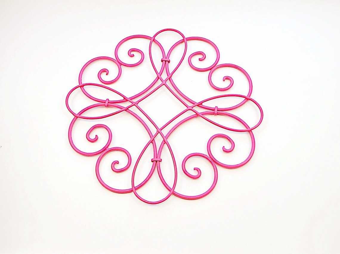 Scroll Wall Decor Metal Wall Decor Bedroom Decor Living Etsy