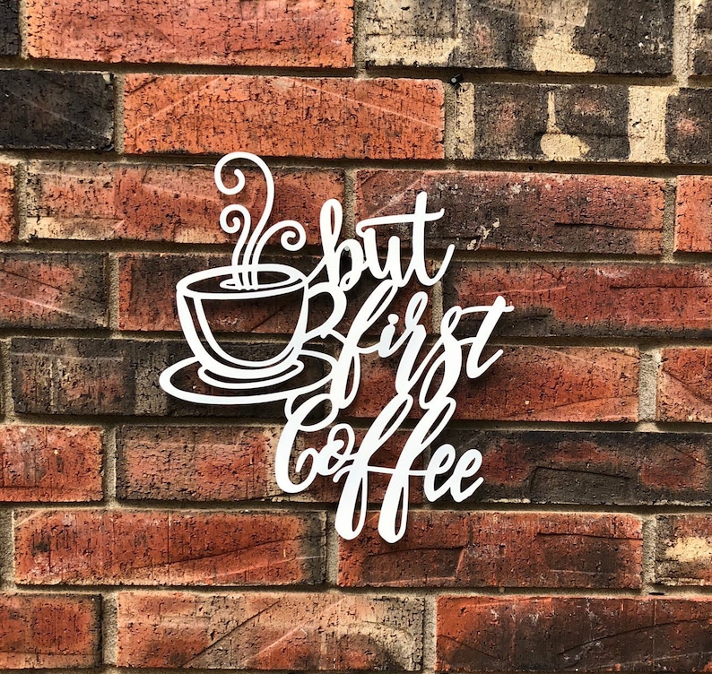 Coffee Signs Kitchen Signs Coffee Bar Sign Rustic Kitchen Etsy