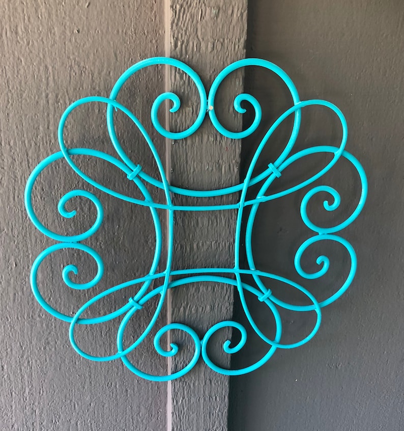 Scroll Wall Decor Metal Wall Decor Bedroom Decor Living Etsy