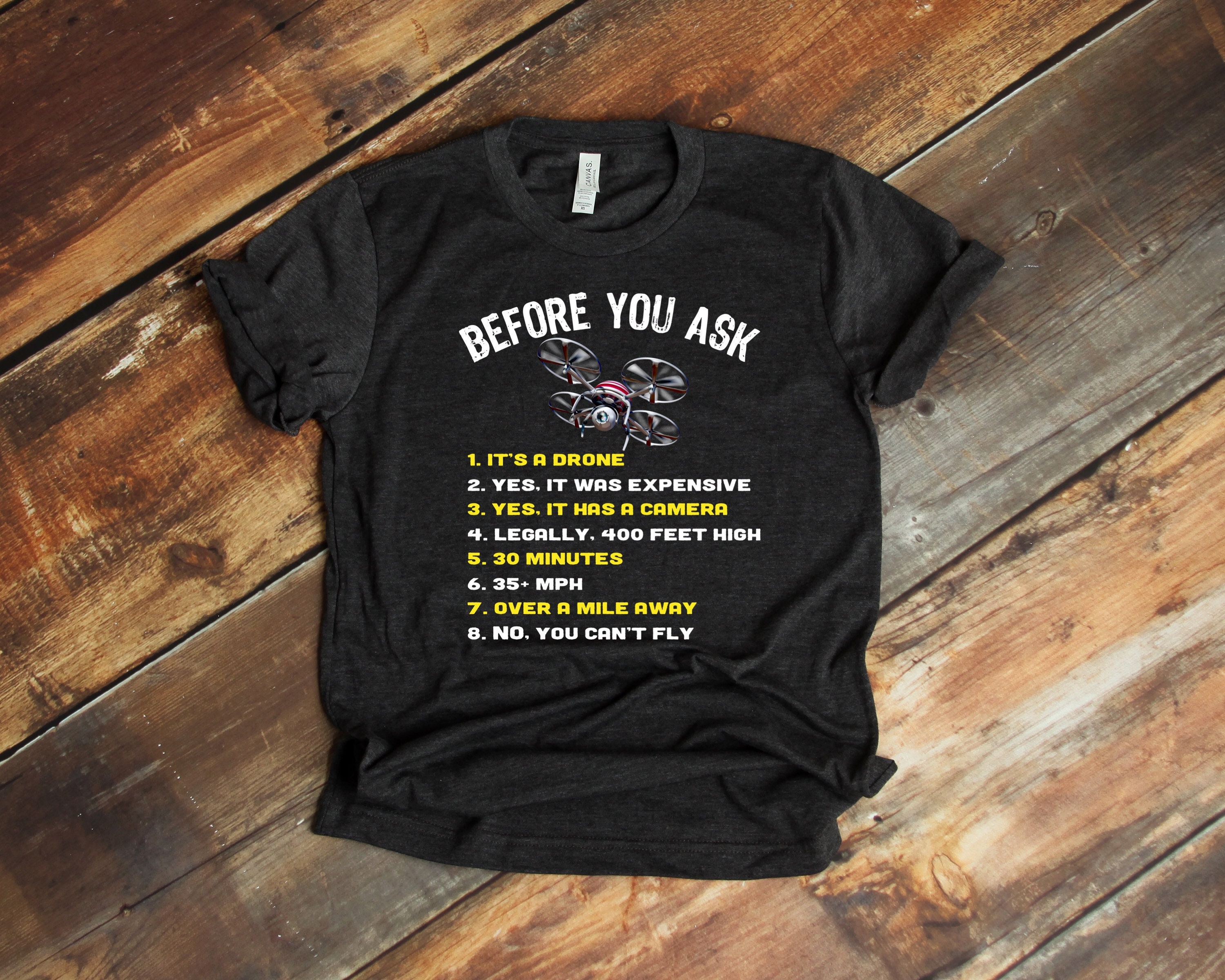 funny drone t shirts
