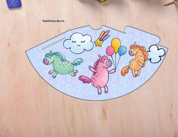 printable diy unicorn party hat unicorn birthday party etsy
